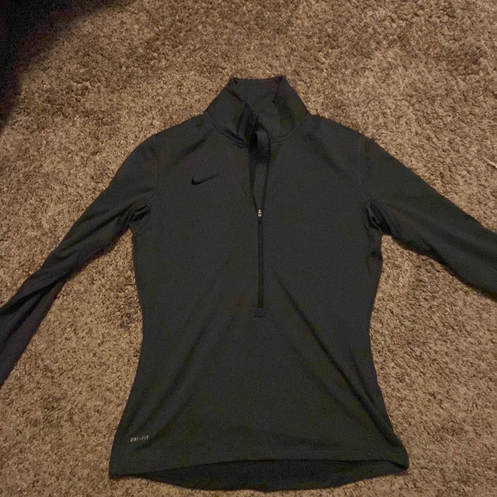 Nike dri-fit charcoal 1/4 zip